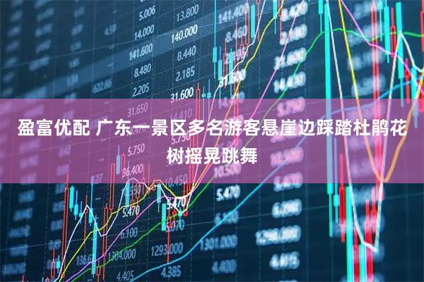 盈富优配 广东一景区多名游客悬崖边踩踏杜鹃花树摇晃跳舞