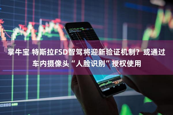 掌牛宝 特斯拉FSD智驾将迎新验证机制?或通过车内摄像头“人脸识别”授权使用
