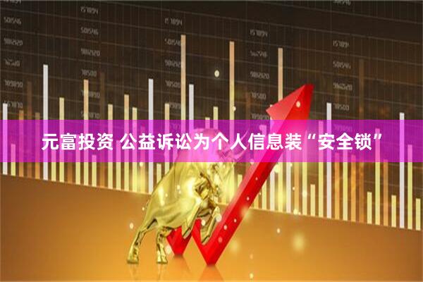 元富投资 公益诉讼为个人信息装“安全锁”